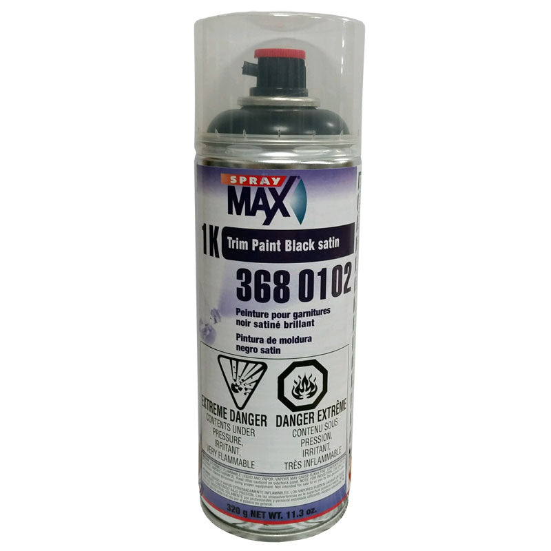 SprayMax 1K Trim Paint black satin