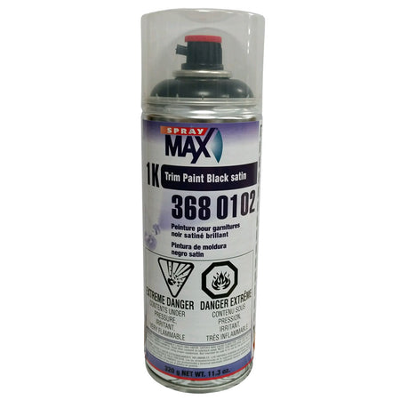 SprayMax 1K Trim Paint black satin