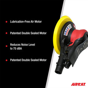 AIRCAT Orbital Palm Sander 11,000 RPM 6700-6-336CV/6700-6-336