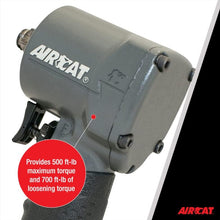 Load image into Gallery viewer, AIRCAT 1077-TH Stubby Impact Wrench 700 ft-lbs - 3/8-Inch