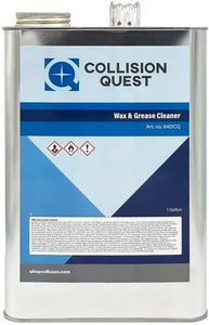 Collision Quest Wax and Grease Solvent Cleaner for Automotive Refinish Prep, 1 Gallon