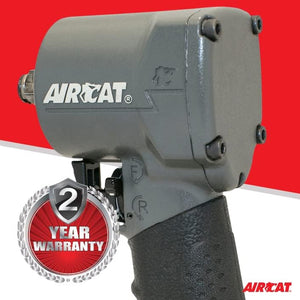 AIRCAT 1077-TH Stubby Impact Wrench 700 ft-lbs - 3/8-Inch