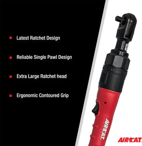 AIRCAT 805-HT High Torque Ratchet Wrench 130 ft-lbs - 3/8-Inch