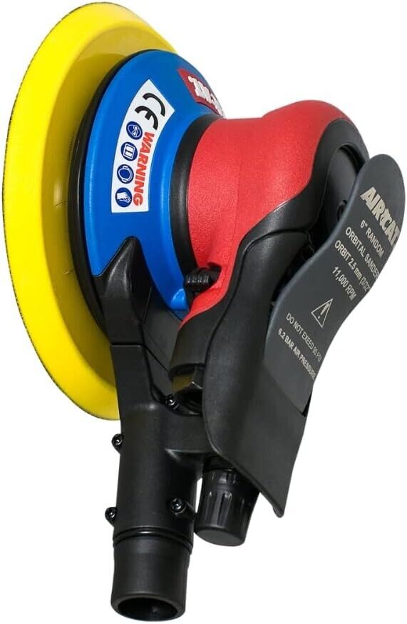 Aircat 6700-6-332CV Orbital Palm Sander-Central Vacuum Hook & Loop 11,000 RPM - Product Image