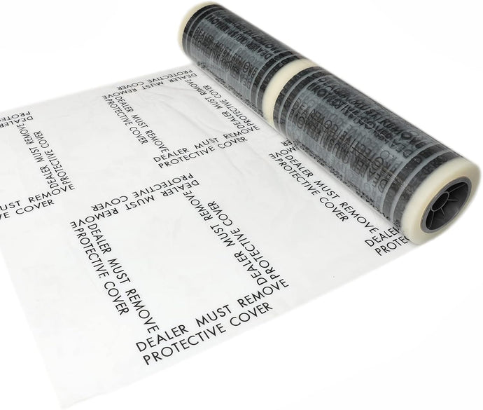 Self-Adhering Carpet Protective Film, 21 in W x 100 ft L, 3 mil Thick, Clear Plastic