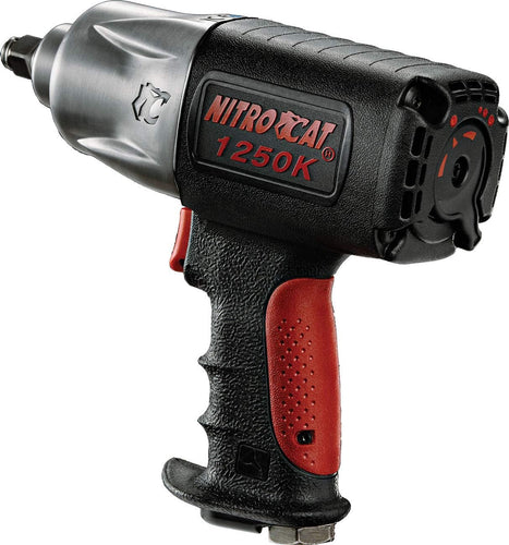 AIRCAT 1250-K 1/2-Inch Nitrocat Composite Twin Clutch Impact Wrench 1300 ft-lbs