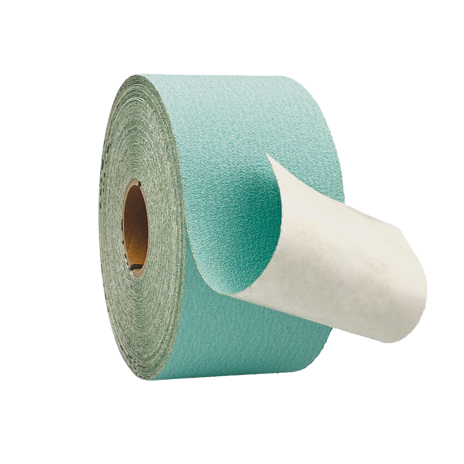 High Ground Green Sanding Roll PSA No-hole 2.75"x25YDS