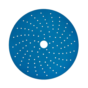 High Ground Blue Ceramic Hook & Loop 6" w/ Holes Sanding Disc