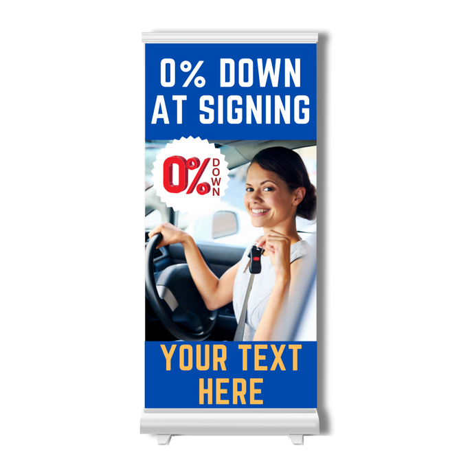 Custom Pop-Up Banner with Stand 33