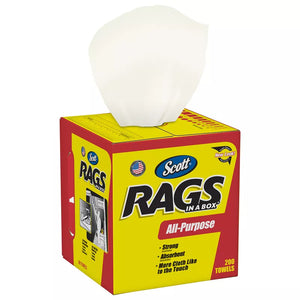 Scott's Rags In A Box, 12x10 200 Count