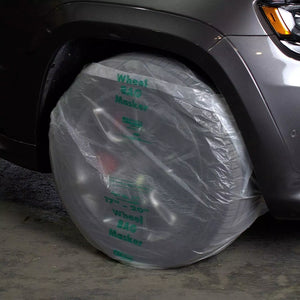 Wheel BAG Maskers in Dispenser Box for 17"-20" Tires