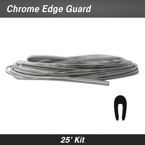 Protekto Trim Chrome Door Edge Trim 25' kit
