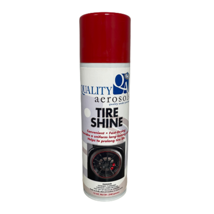 Quality Aerosols Touchless Tire Shine Can