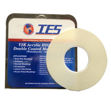 Load image into Gallery viewer, IES Y2K Acrylic HIGH-BOND Double Coated Moulding Tape (Instant Bonding Acrylic Adhesive)