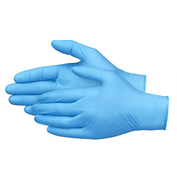 Hand Armor Blue Nitrile Gloves