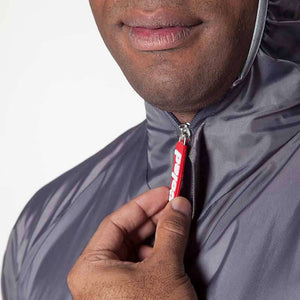 close up of Colad BodyGuard® Premium Comfort Spray Overall zipper pull