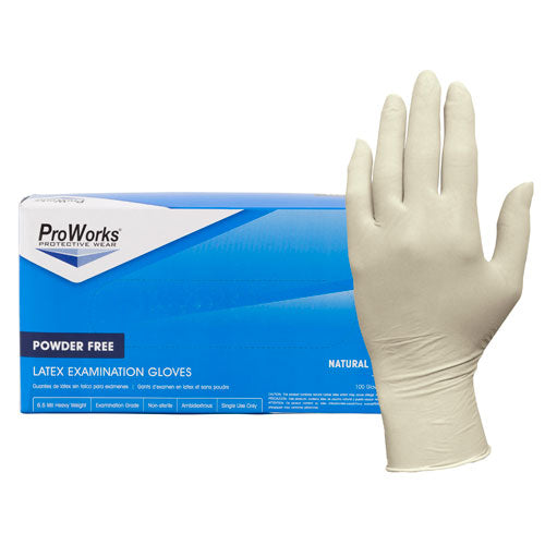 ProWorks® Total Grip Powder Free Latex Examination Gloves