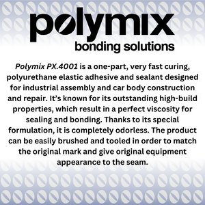 Polymix High Build Fast Curing 1K Polyurethane Elastic Adhesive and Sealant